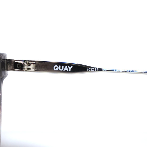 Quay Australia GETAWAY Metal Round Sunglasses - Grey/Smoke - NWT - Picture 7 of 15